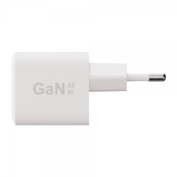 X2O Oplader 45W Dobbelt USB-C/USB-C GaN Hvid