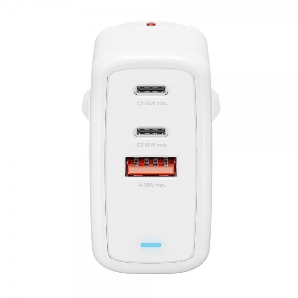 4smarts Oplader GaN Flex 65W 2 USB-C+1 USB-A