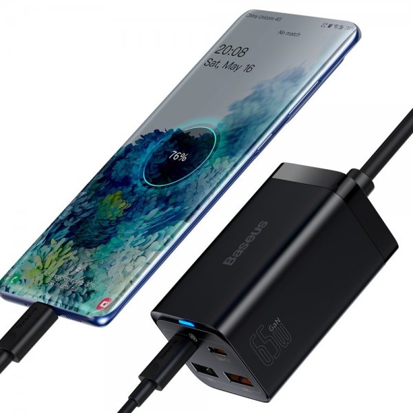 Baseus Oplader GaN3 Pro Desktop Fast Charger 65W
