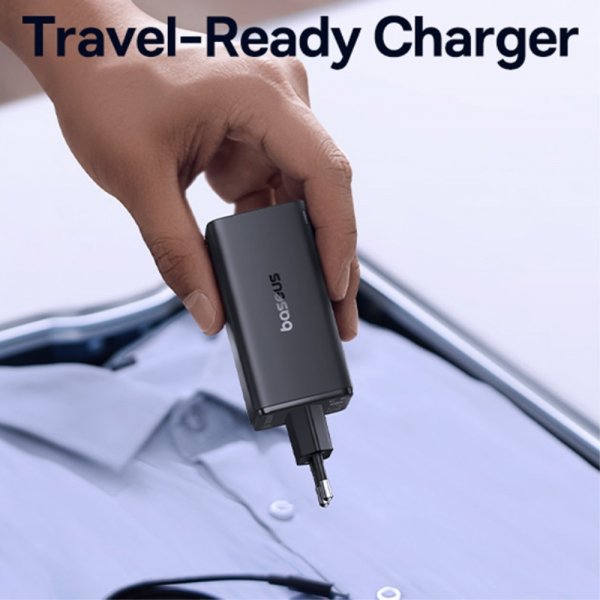 Baseus Oplader GaN6 Pro Fast Charger 100W Cluster Sort
