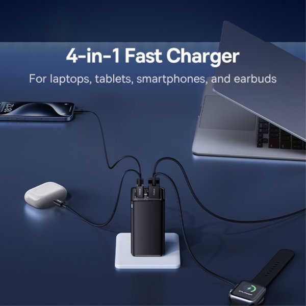 Baseus Oplader GaN6 Pro Fast Charger 100W Cluster Sort