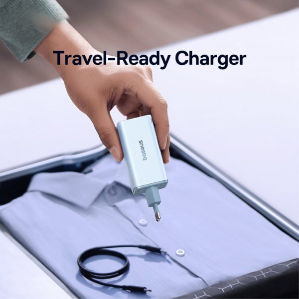 Baseus Oplader GaN6 Pro Fast Charger 100W Galaxy Blue