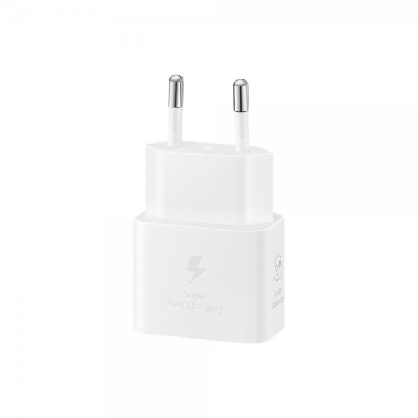 Samsung Original Oplader med Kabel 25W Strømadapter Hvid