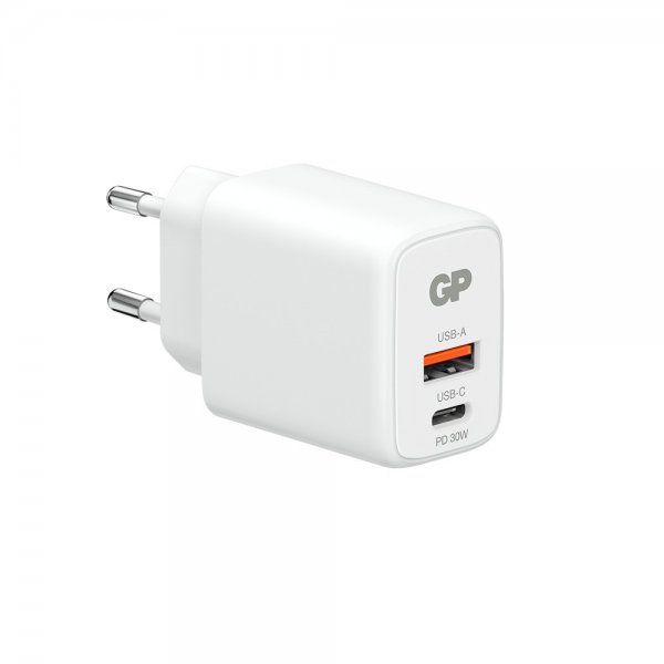 GP Oplader PD 30W USB-A + USB-C