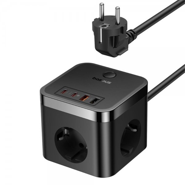 Baseus Oplader PowerCombo Cube PowerStrip 30W