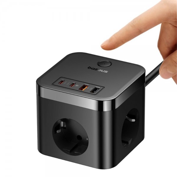 Baseus Oplader PowerCombo Cube PowerStrip 30W