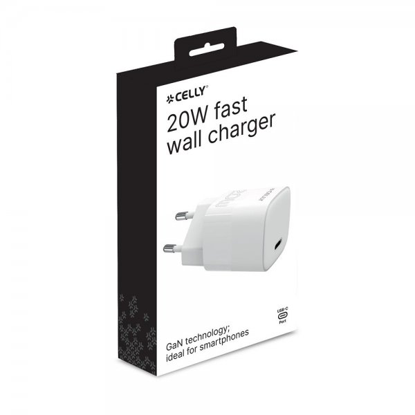 Celly Oplader ProPower EVO USB-C 20W Hvid