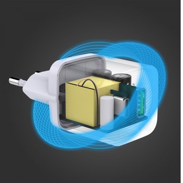 Celly Oplader USB-A/USB-C 20W Hvid