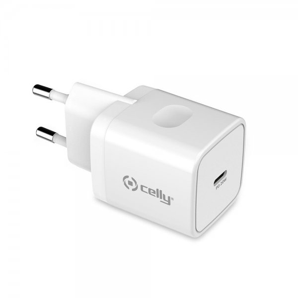 Celly Oplader USB-C 20W Hvid