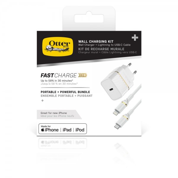 Otterbox Oplader USB-C til Lightning 20W Vægoplader + Kabel