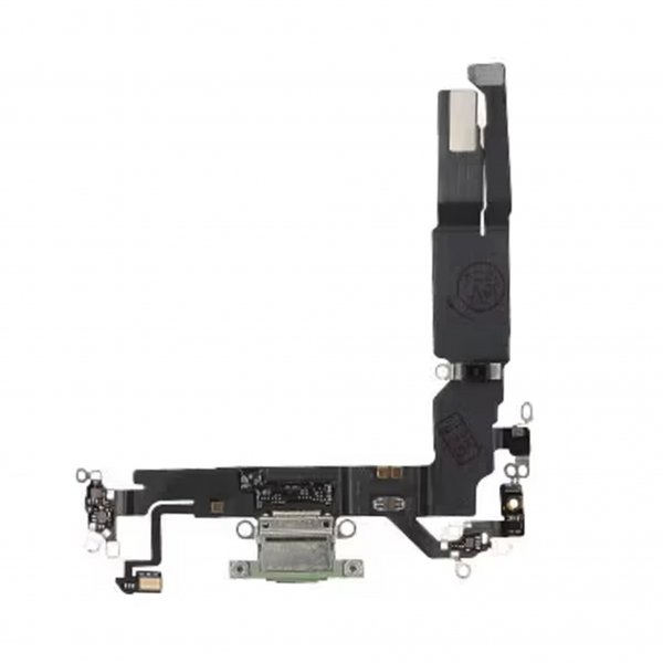 Ladekontakt med Flexkabel til iPhone 17 - Grøn