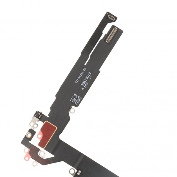 Opladningsstik med flexkabel til iPhone 17 - Sort