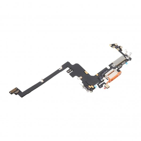 Ladekontakt med flexkabel til iPhone 17 Pro - Orange