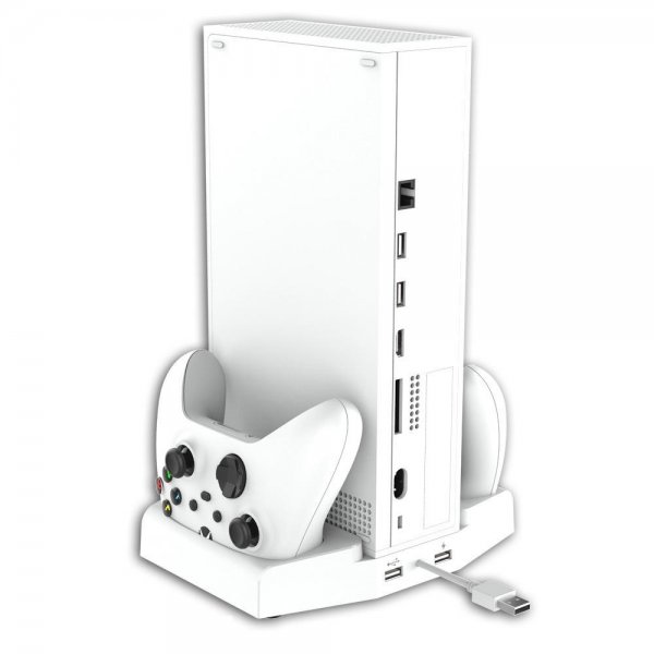 Ipega Opladerstation med blæser til Xbox Series S og 2 controllere