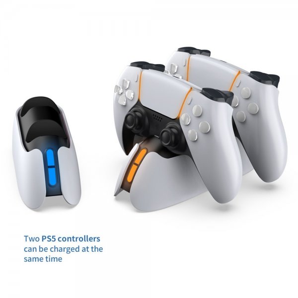 Dobe Ladestation til to controllere PS5