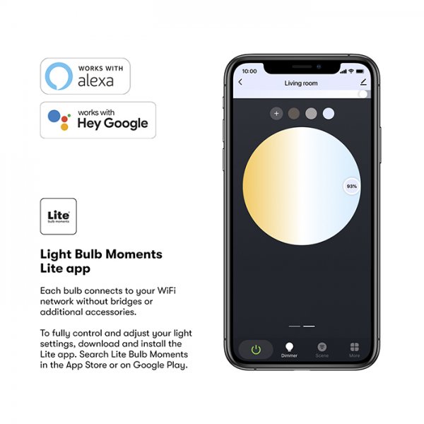 Lite bulb moments White Ambience E27 Filamentpære
