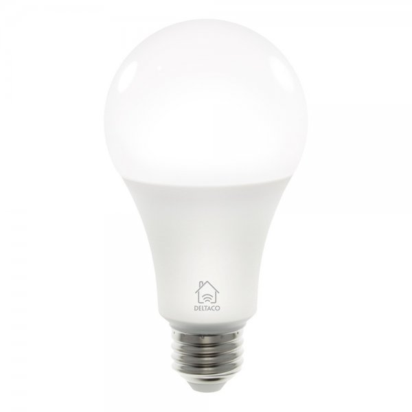 Deltaco Smart Home LED-pære E27 WiFi 9W