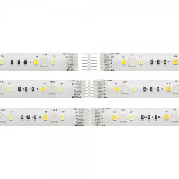 Deltaco Smart Home LED-list forlængelse RGB 6-ben 1m