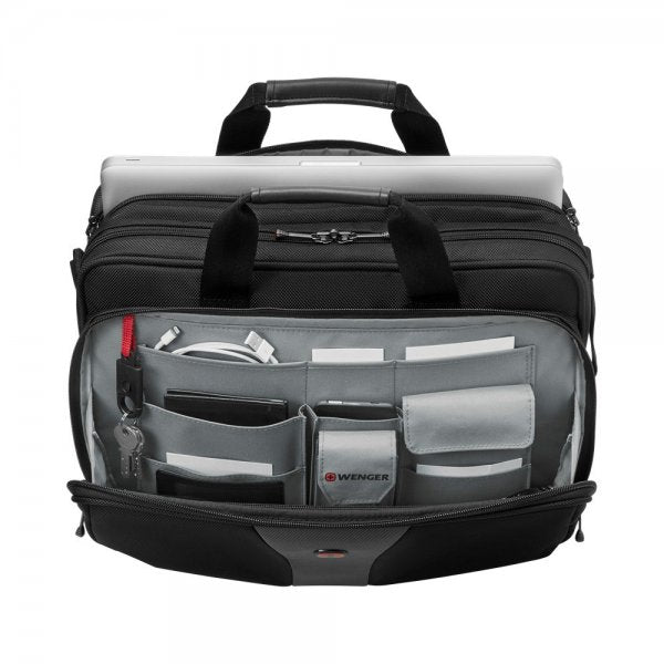 Wenger Legacy 16" Double Gusset Computertaske Grå/Sort