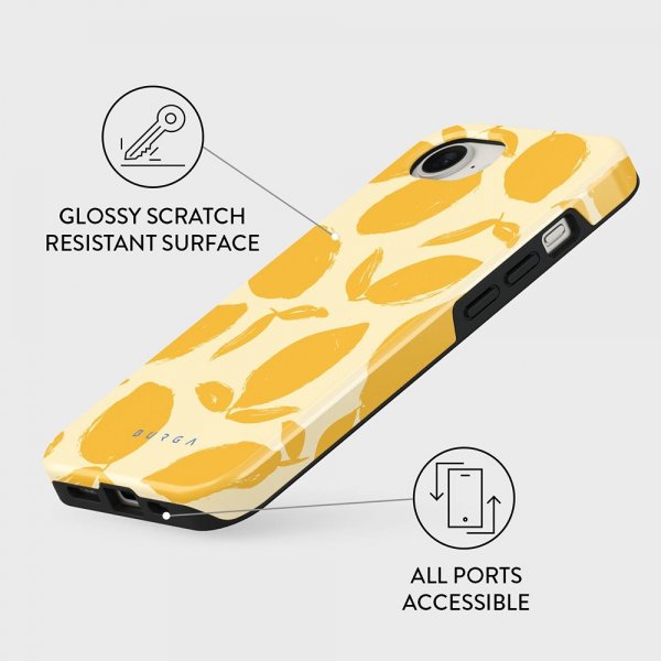 Burga iPhone 16e/iPhone 17e Cover Tough MagSafe Lemon Tart