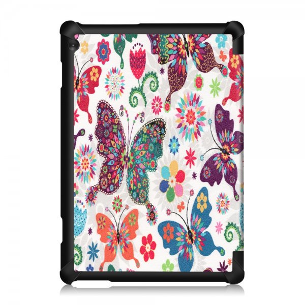 Lenovo Tab M10 TB-X605 TB-X505 Cover Motiv Farverige Sommerfugle