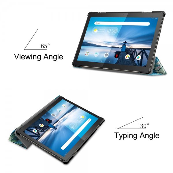 Lenovo Tab M10 TB-X605 TB-X505 Cover Motiv Ferskenblomst