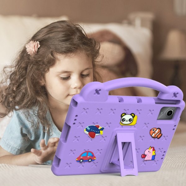 Lenovo Tab M11 TB330 Cover til Børn Stickers Lilla