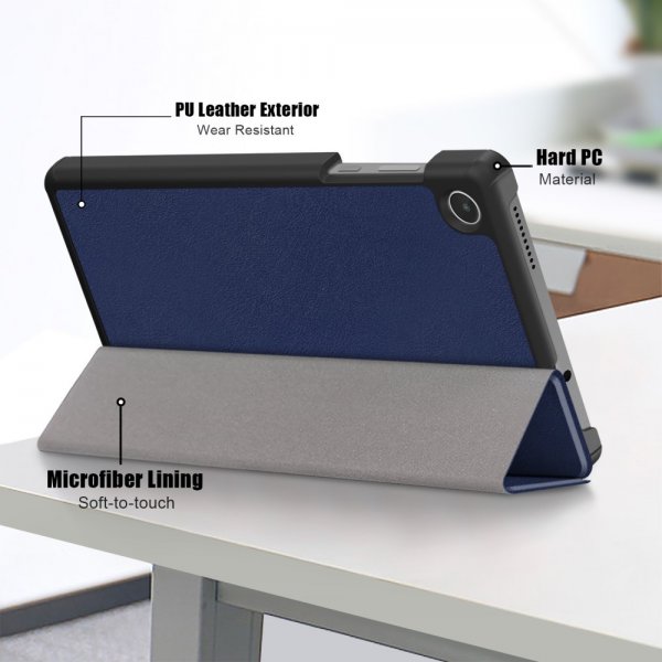 Lenovo Tab M8 (4. gen) TB300 Etui Trifold Blå