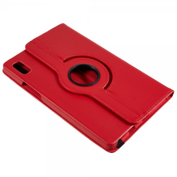 Lenovo Tab M9 TB310 Etui 360 Grader Drejeligt Rødt