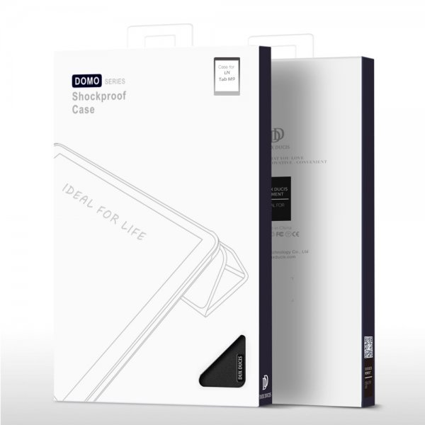 Dux Ducis Lenovo Tab M9 TB310 Fodral DOMO Series Sort