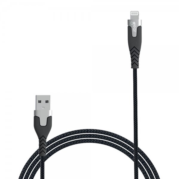 Gear Lightning Kabel Kevlar 1.5 meter Sort