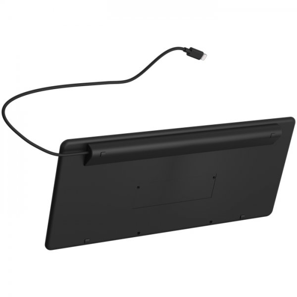 ZAGG Trådet Tastatur med Lightning-stik Nordisk Sort