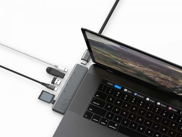 LINQ by Elements 7-i-2 Pro USB-C MB Multiport Hub (2. generation)