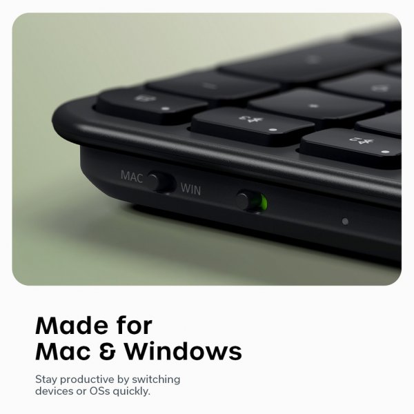Satechi EX3 Slim trådløst tastatur Space Black