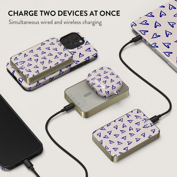 Burga Powerbank MagSafe 5000 mAh Love Me Right Gold