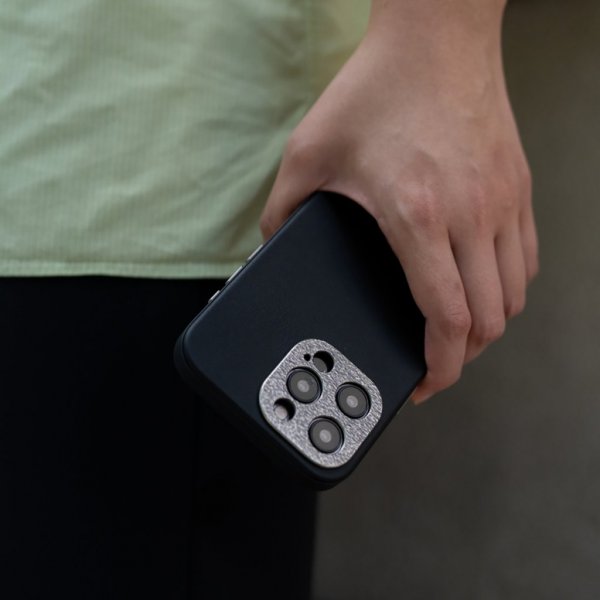 Moshi iPhone 15 Pro Max Cover Napa MagSafe Midnight Black