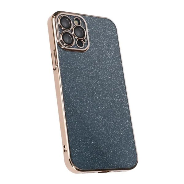 iPhone 12 Pro Cover Glimmer Transparent Stødsikkert Guld