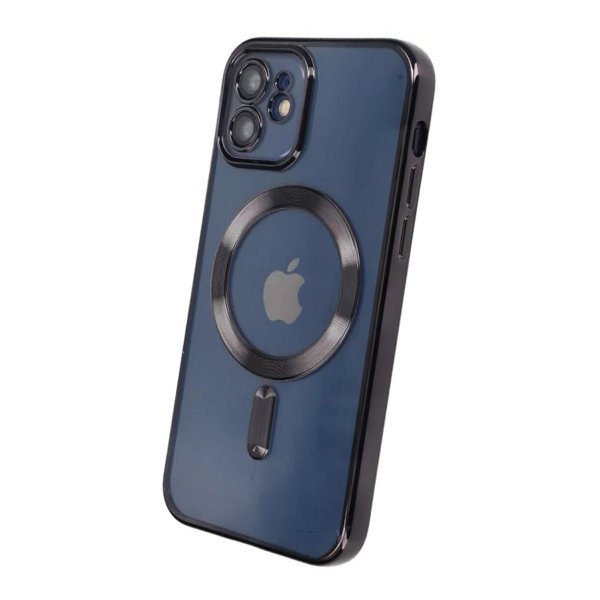 iPhone 11 Cover Glitter Transparent MagSafe Sort