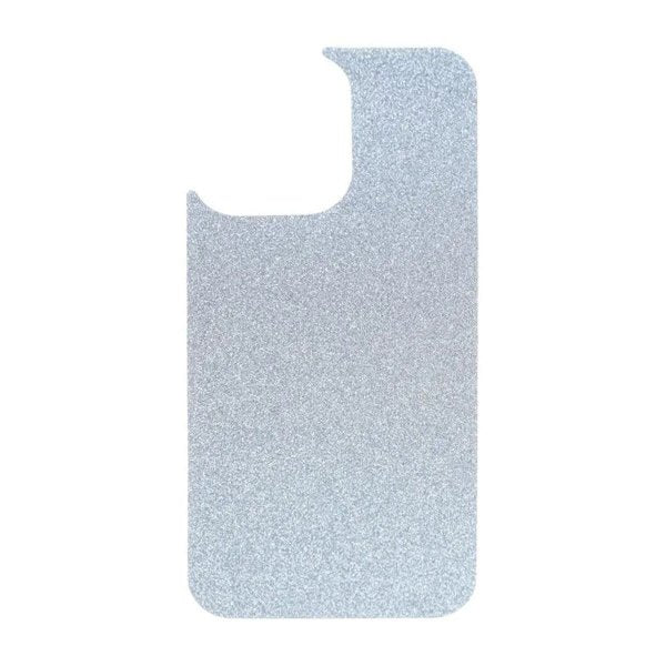 iPhone 15 Pro Max Cover Glitter Gennemsigtig MagSafe Lyseblå