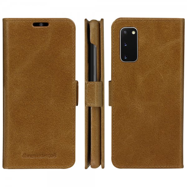 dbramante1928 Samsung Galaxy S20 Cover Lynge Aftageligt Cover Tan
