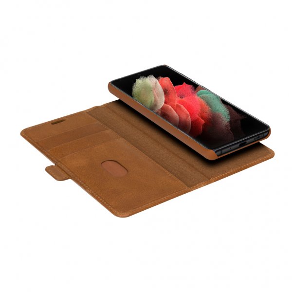 dbramante1928 Samsung Galaxy S21 Ultra Cover Lynge Aftageligt Cover Tan
