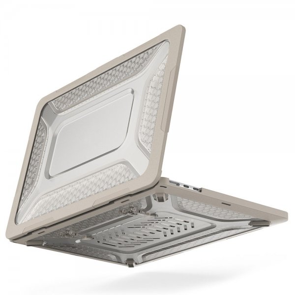 MacBook Air 13 M2 (A2681) Cover Armor Stativfunktion Beige