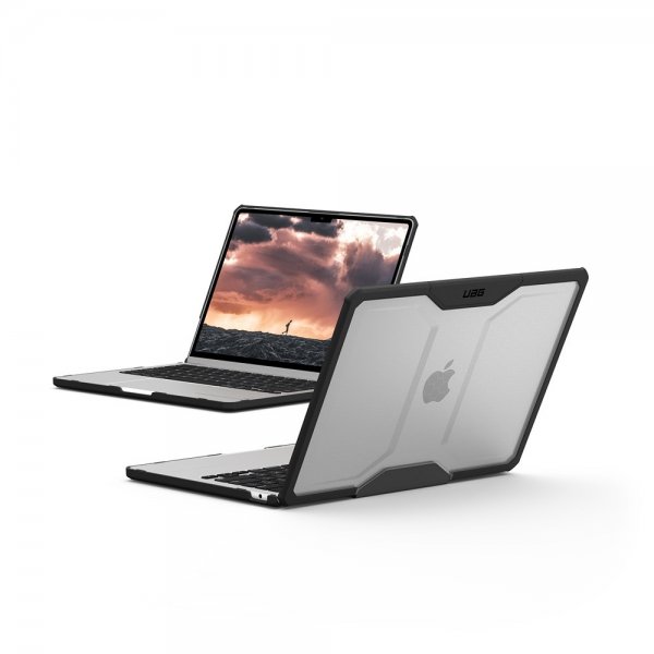Urban Armor Gear (UAG) MacBook Air 13 M2 (A2681)/M3 (A3113) Cover Plyo Ice/Black