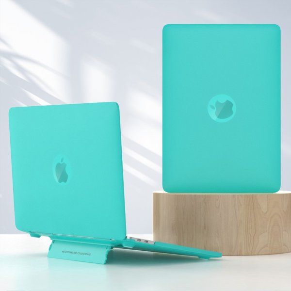 MacBook Air 15 M2 (A2941)/M3 (A3114) Cover Mat Stativfunktion Grøn