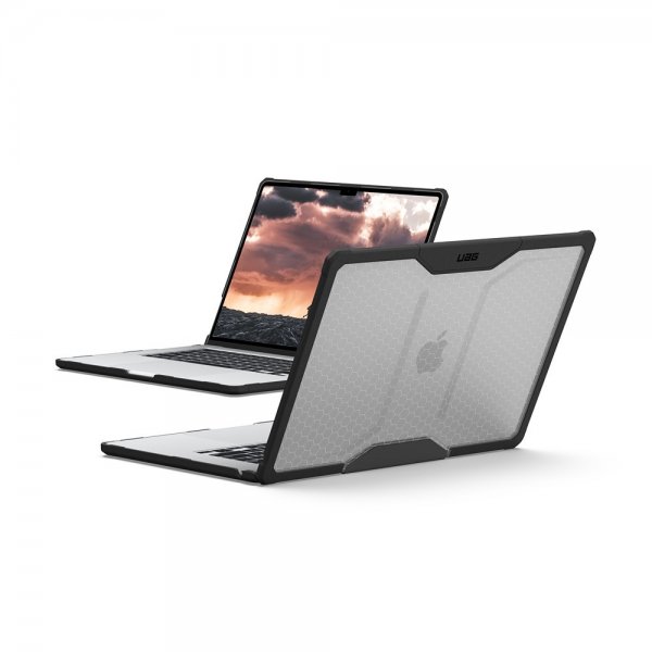 Urban Armor Gear (UAG) MacBook Air 15 M2 (A2941)/M3 (A3114) Cover Plyo Ice/Black