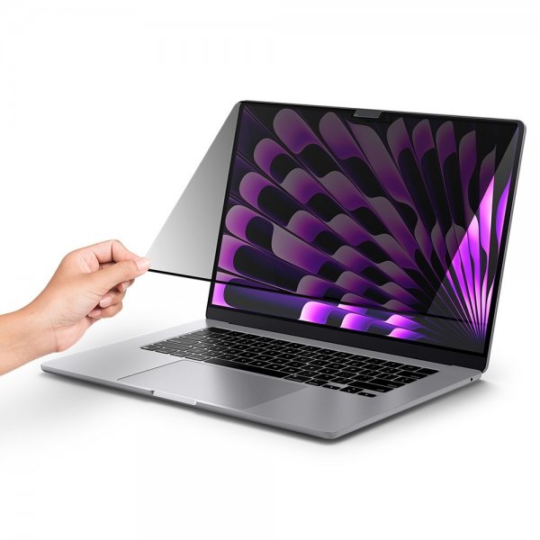 Spigen MacBook Air 15 M2 (A2941)/M3 (A3114) Skærmbeskytter Safe View Privacy