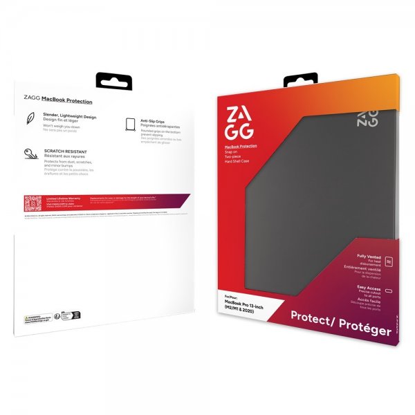 ZAGG Macbook Pro 13 M1/M2 (A2338) Cover Hardshell Smoke