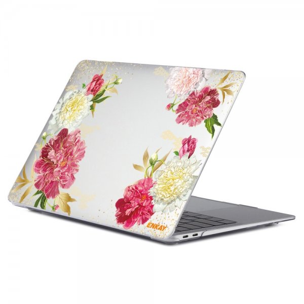 Enkay MacBook Pro 14 (A2442) Cover Blomstermønster Urtepæoner