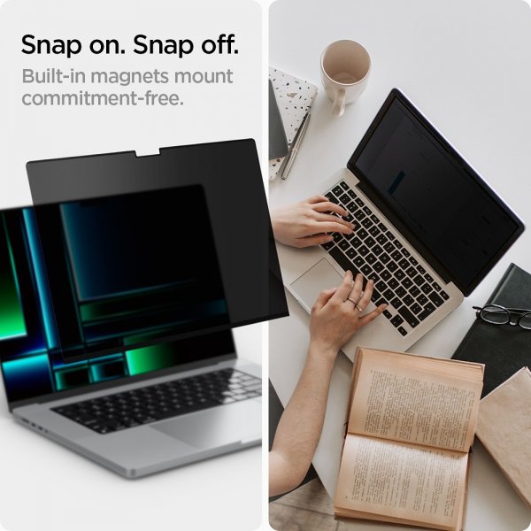 Spigen MacBook Pro 14 M1/M2/M3/M4/M5 Skærmbeskyttelse Safe View