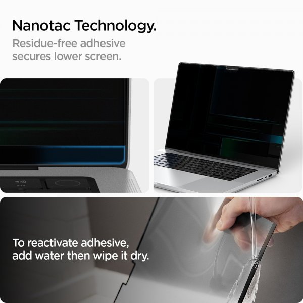 Spigen MacBook Pro 14 M1/M2/M3/M4/M5 Skærmbeskyttelse Safe View
